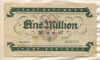 1000000 марок. Германия 1923г