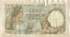 100 франков. Франция 1939г