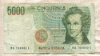 5000 лир. Италия 1985г