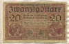 20 марок. Германия 1918г