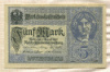 5 марок. Германия 1917г