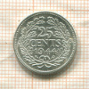 25 центов. Нидерланды 1944г
