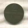 2 пфеннинга. Мюнстер 1790г