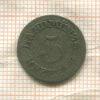 3 крейцера. Саксен-Майнинген 1829г