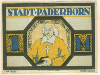 Германия. 1 марка. Падерборн 1921г