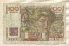 100 франков. Франция 1946г