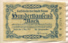 100000 марок. Германия 1923г