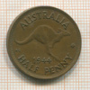 1/2 пенни. Австралия 1944г