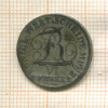 6 крейцеров. Вюртемберг 1809г