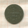 3 крейцера. Нассау 1836г