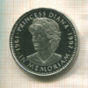 5 долларов. Либерия 1997г