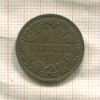 1 крейцер. Нассау 1859г