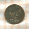 1/2 дуита. Нидерландская Индия 1754г