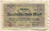 100000 марок. Германия 1923г