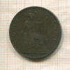 1 пенни. Великобритания 1902г