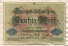50 марок. Германия 1914г