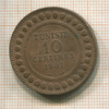 10 сантимов. Тунис 1907г