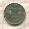 2 марки. Германия 1951г