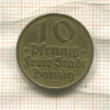 10 пфеннигов. Данциг 1932г