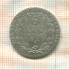 1/6 талера. Пруссия 1816г