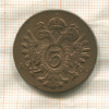 3 крейцера. Австрия 1800г