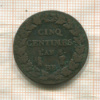 5 сантимов. Франция 1799/1800г