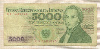5000 злотых. Польша 1988г