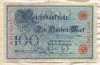 100 марок. Германия 1908г