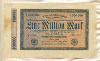 1000000 марок. Германия 1923г