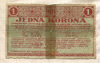 1 крона. Австрийский городской выпуск. Бельско