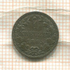 1 крейцер. Франкфурт 1863г