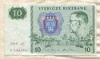 10 крон. Швеция 1989г