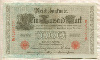 1000 марок. Германия 1910г