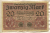 20 марок. Германия 1918г