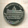 5 долларов. Либерия 2000г