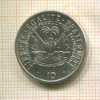 10 сантимов. Гаити. F.A.O. 1975г