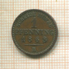 1 пфеннинг. Пруссия 1868г