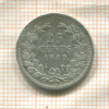 25 центов. Нидерланды 1849г
