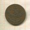 1/4 крейцера. Австрия 1816г