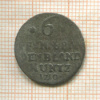 6 пфеннигов. Бранденбург-Пруссия 1710г