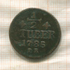 1/2 штубера. Юлих-Берг 1785г