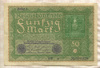 50 марок. Германия 1919г