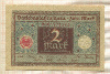 2 марки. Германия 1920г