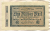 1000000 марок. Германия 1923г