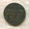1 скиллинг. Дания 1771г