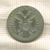 3 крейцера. Австрия 1820г