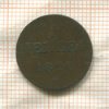 1 геллер. Франкфурт 1821г