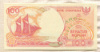 100 рупий. Индонезия 1992г