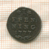 1 пфеннинг. Зальцбург 1777г