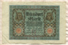 100 марок. Германия 1920г